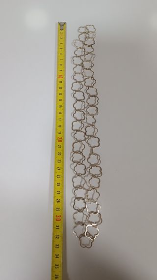 Lote 6 collares mujer plata y multicolor