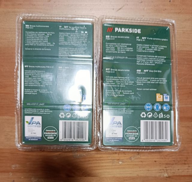 2 Sets Brocas Escalonadas y Multifuncionales