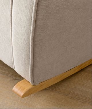 Sillón balancín Kenayhome beige tela