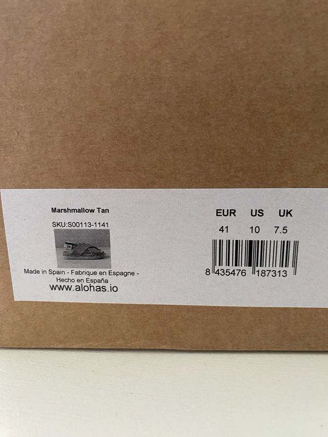 Sandalias Alohas Piel Marrón