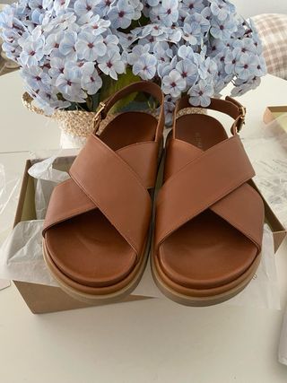 Sandalias Alohas Piel Marrón