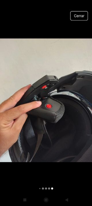 Casco Moto Modular Talla M Negro Unisex