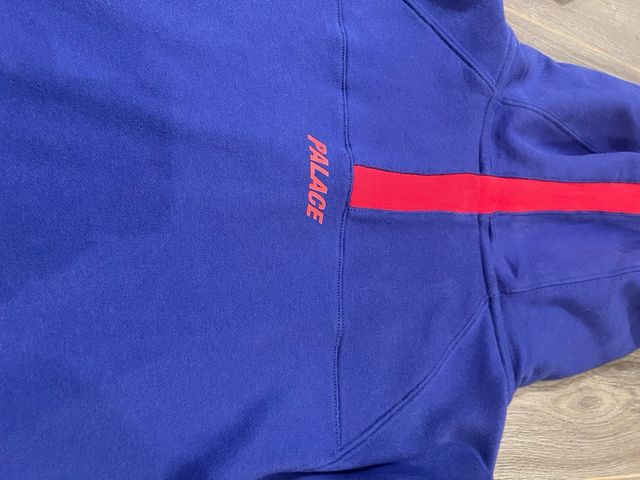 Sudadera Palace Media Cremallera Azul