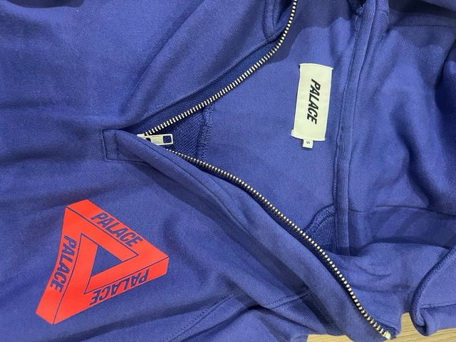 Sudadera Palace Media Cremallera Azul