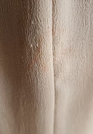 Conjunto falda y camisa beige mujer