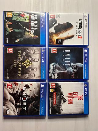 Lote 6 Juegos PS4/PS5
