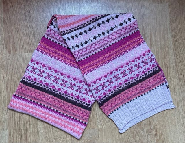 Bufanda niña rosa y morada