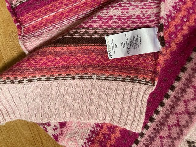 Bufanda niña rosa y morada