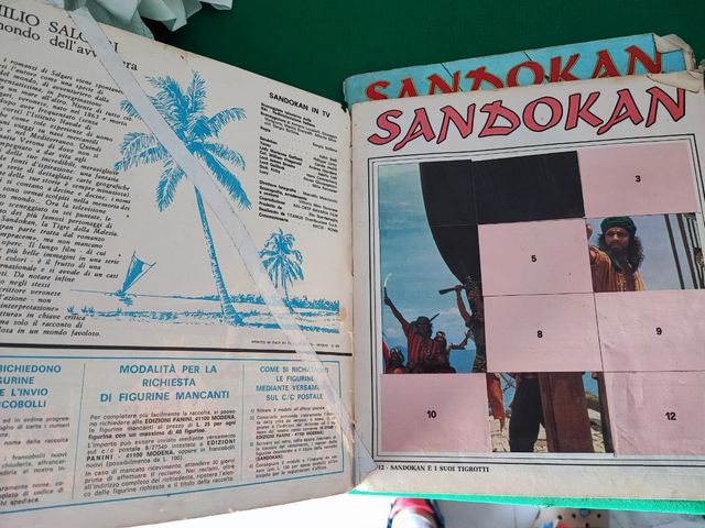 Album Figurine Sandokan Panini 1976