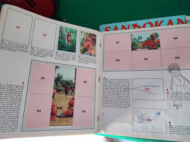 Album Figurine Sandokan Panini 1976