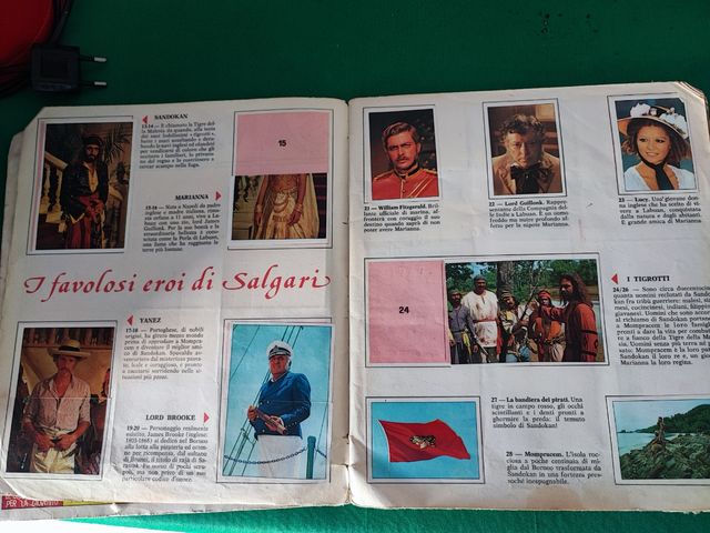 Album Figurine Sandokan Panini 1976