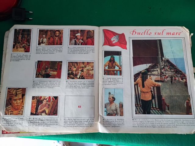 Album Figurine Sandokan Panini 1976