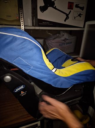 Silla de coche Jane Racing Team azul.