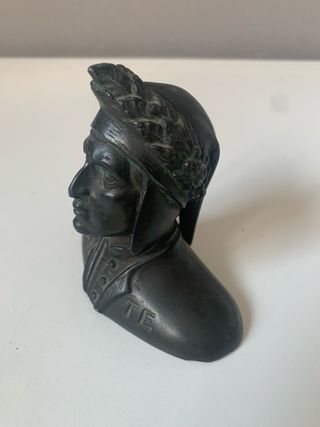 Scultura in bronzo Dante Alighieri vintage