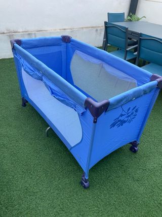 Cuna de viaje Bebé Confort azul