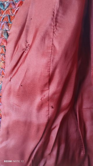 Chaqueta Adolfo Domínguez jaspeada roja T40