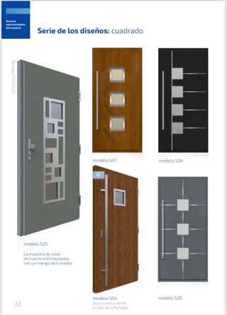 Puertas de entrada únicas con diseño moderno