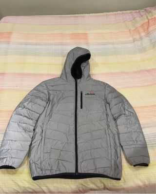 Abrigo Ellesse Reflectante Gris Talla M