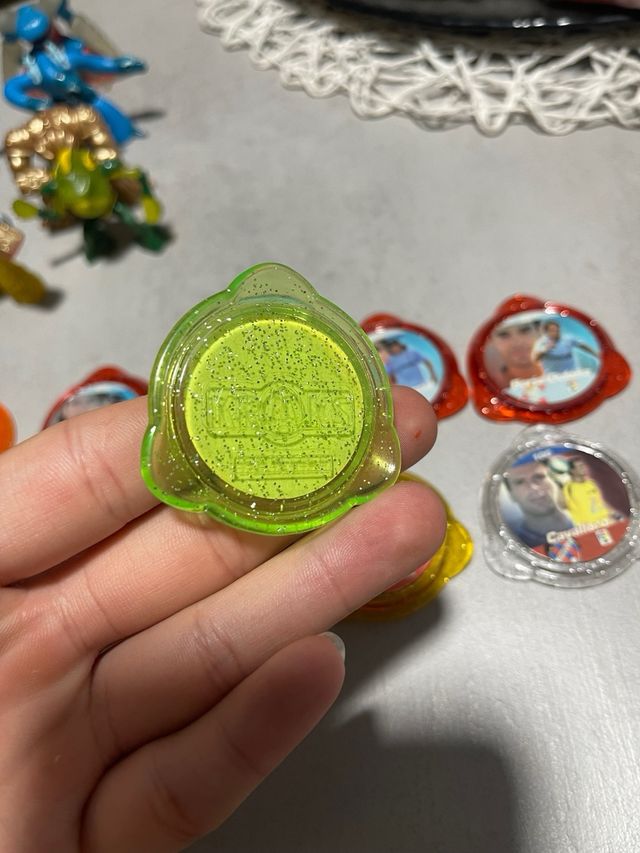 Tazos fútbol Cracks Panini. 2€ la unidad. (Hay 25)