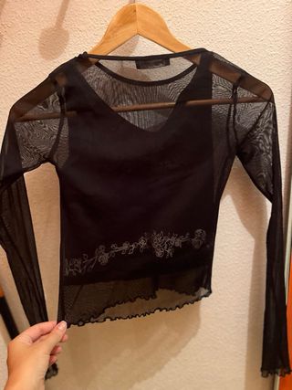 Camiseta Transparente FB Sister Talla XS