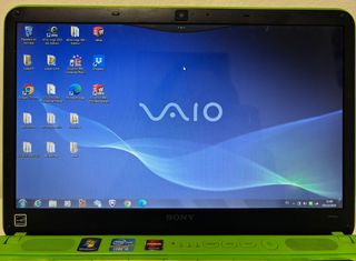 Portátil Sony Vaio Verde Lima