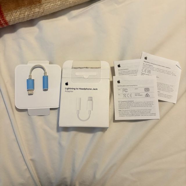 Adaptador Lightning a Jack Auriculares Apple