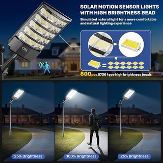 Farola Solar LEKIA gran tamaño.