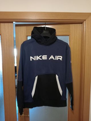 Sudadera Nike Air Caballero Azul y Negra