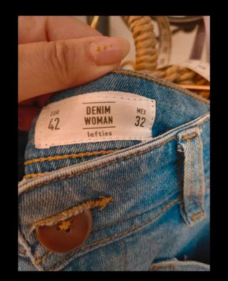 Pantalones vaqueros anchos mujer