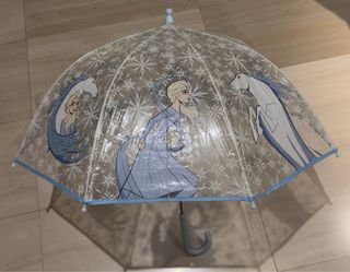 Paraguas infantil Frozen transparente