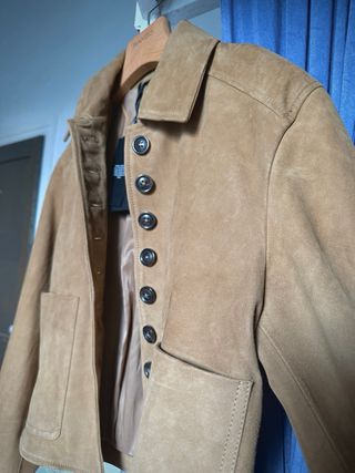 Chaqueta ante botones n
