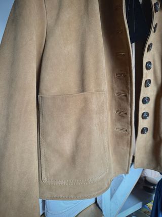 Chaqueta ante botones n
