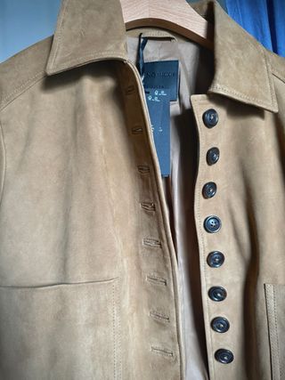 Chaqueta ante botones n
