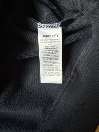 Sudadera Burberry Azul Marino Nueva con Etiqueta