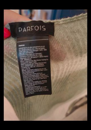 Pañuelo estampado floral