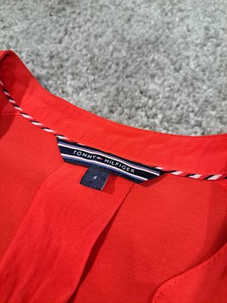 Blusa Tommy Hilfiger mujer roja • Talla - XS
