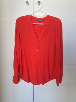 Blusa Tommy Hilfiger mujer roja • Talla - XS