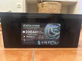 Batería Litio EcoSolar 200Ah LiFePO4