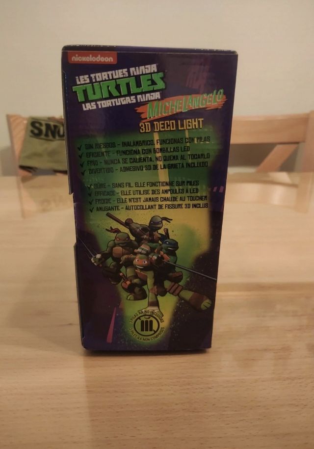 Tortugas Ninja 3D Deco Light Michelangelo.