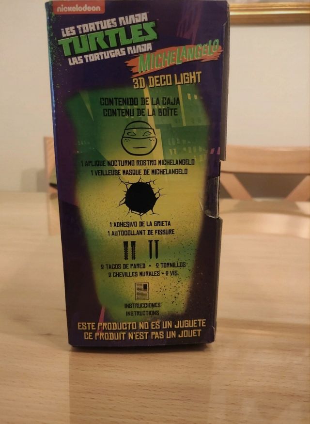 Tortugas Ninja 3D Deco Light Michelangelo.