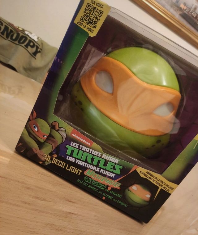 Tortugas Ninja 3D Deco Light Michelangelo.