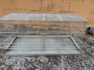 Jaulas de crías de canarios de aluminio