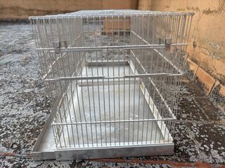 Jaulas de crías de canarios de aluminio