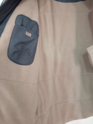 Abrigo Nike Hombre Beige y Gris
