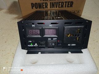 ‼️95€‼️KIT 3000W 12V  ONDA PURA + REGULADOR 100ah.