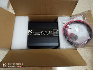 ‼️95€‼️KIT 3000W 12V  ONDA PURA + REGULADOR 100ah.