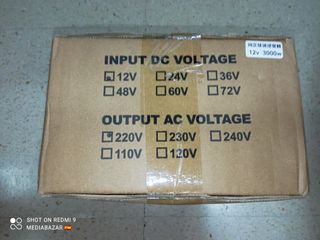 ‼️95€‼️KIT 3000W 12V  ONDA PURA + REGULADOR 100ah.