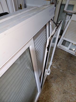 Ventana aluminio cristal climalit mosquitera