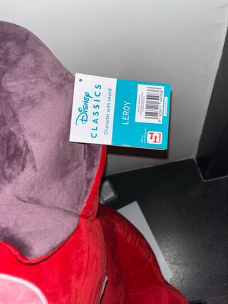 Pupazzo Stitch Disney Rosso 60cm Nuovo