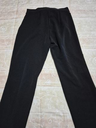 Pantalón POÉTE Lazo Negro Recto Pinzas